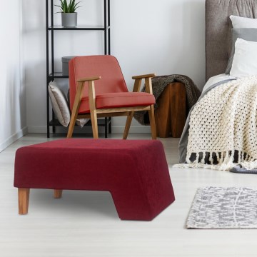Taburete KATE 40x84 cm rojo