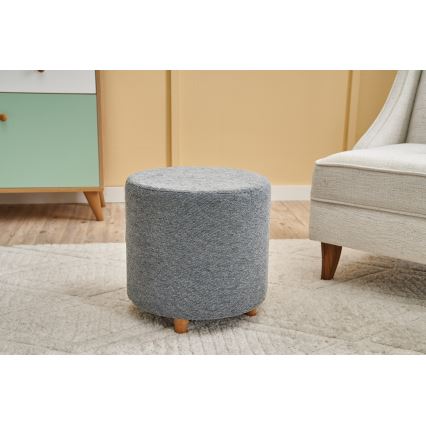 Taburete KIMA Ø 40 cm, gris