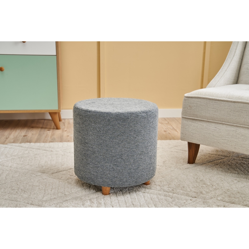 Taburete KIMA Ø 40 cm, gris