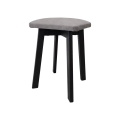 Taburete LUBE 36x36 cm negro/gris