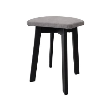 Taburete LUBE 36x36 cm negro/gris