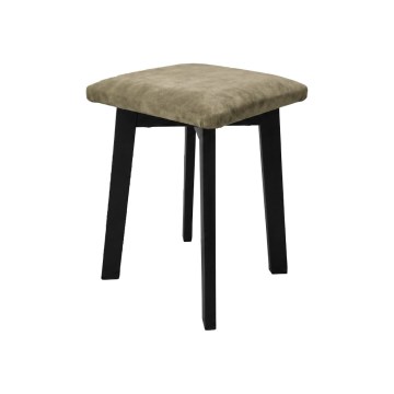Taburete LUBE 36x36 cm negro/verde