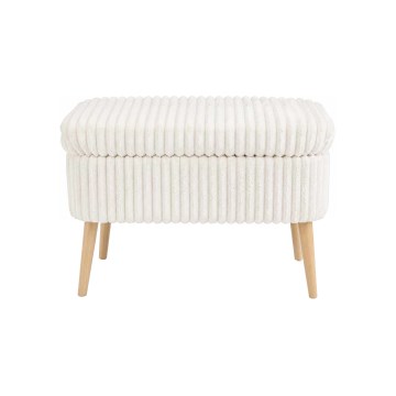 Taburete MOLIS 35x60 cm blanco