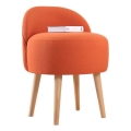 Taburete NIKI Ø 46 cm naranja