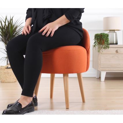 Taburete NIKI Ø 46 cm naranja