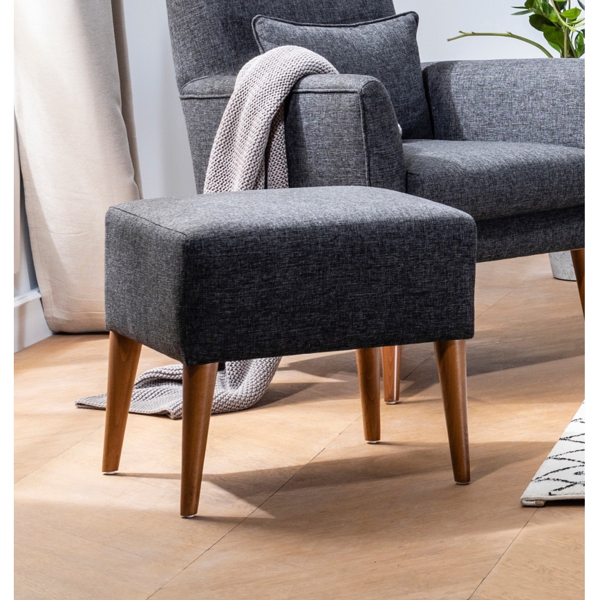 Taburete NIMO 46x50 cm gris
