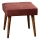 Taburete NUTO 46x46 cm rojo