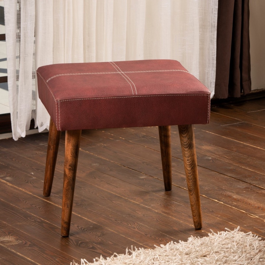 Taburete NUTO 46x46 cm rojo