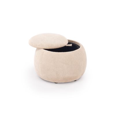Taburete PAKS Ø 50 cm beige