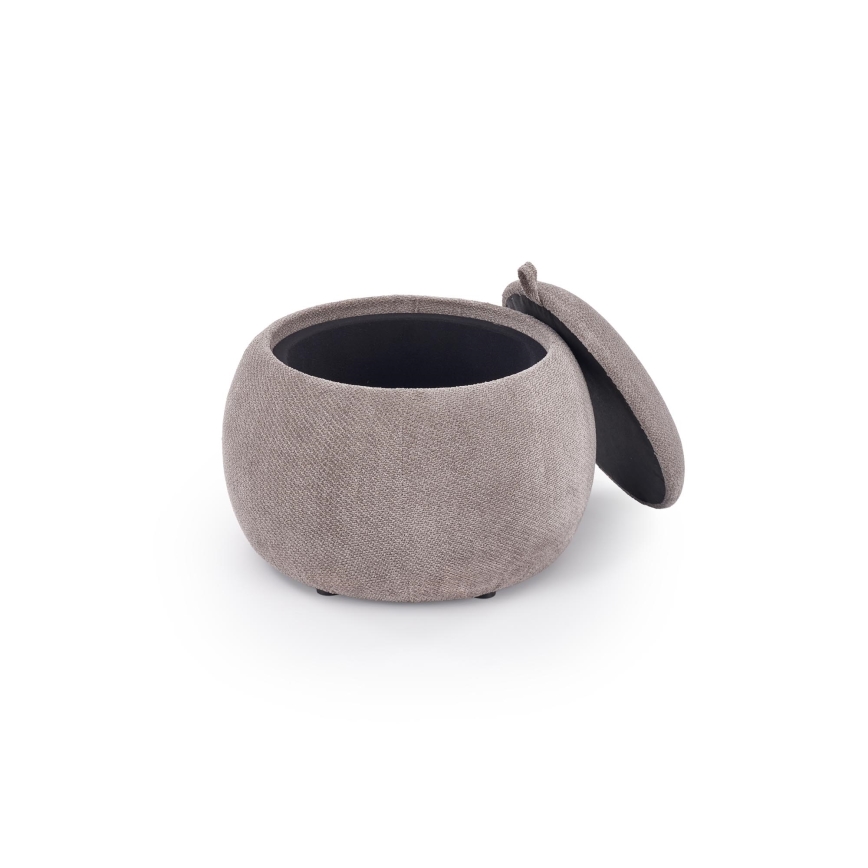 Taburete PAKS Ø 50 cm gris