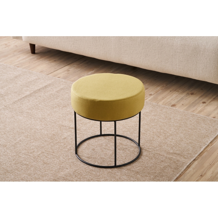 Taburete RELO Ø 40 cm, amarillo