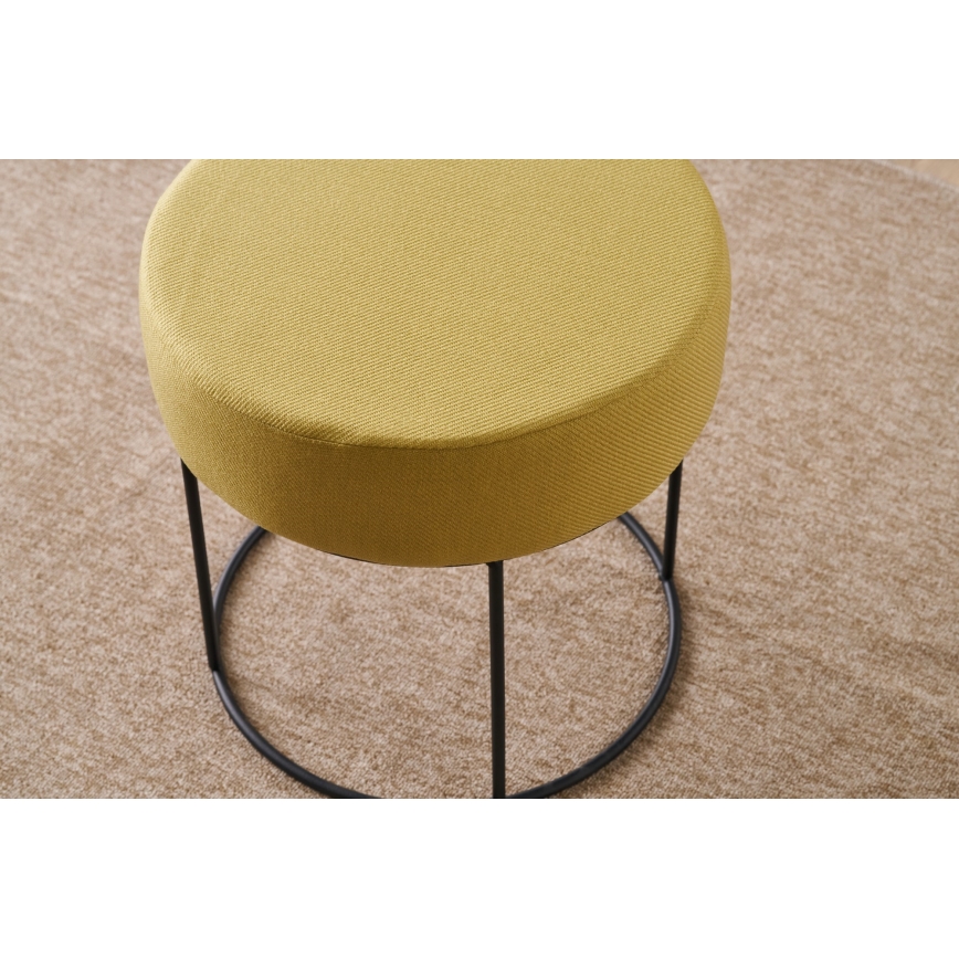 Taburete RELO Ø 40 cm, amarillo
