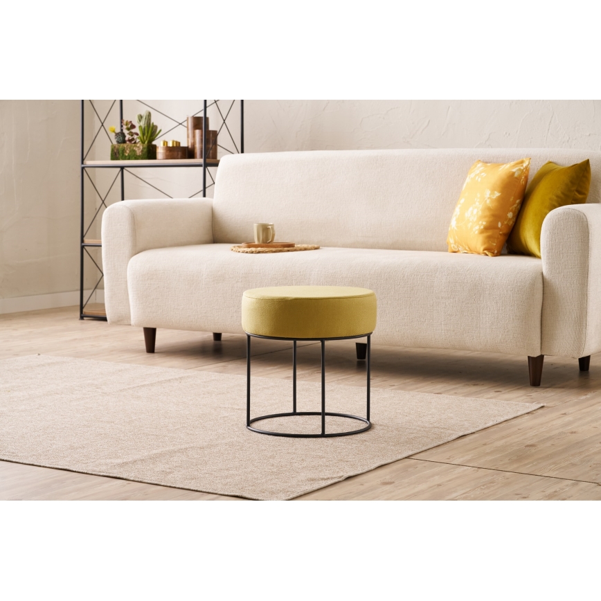 Taburete RELO Ø 40 cm, amarillo