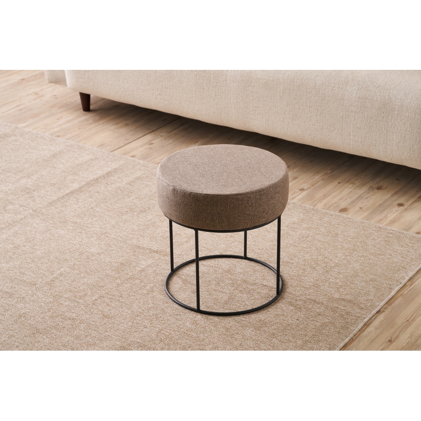 Taburete RELO Ø 40 cm marrón