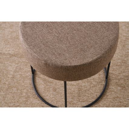 Taburete RELO Ø 40 cm marrón