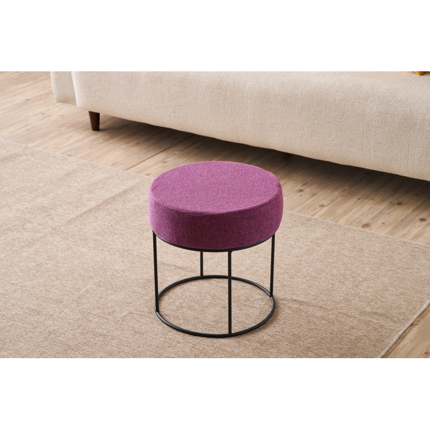 Taburete RELO Ø 40 cm rosa
