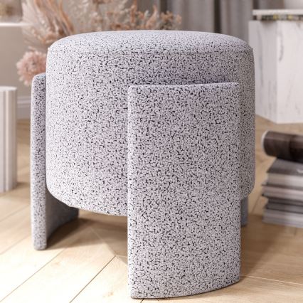 Taburete ROCKET, diámetro 39 cm, gris