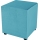 Taburete SIX 40x40 cm azul