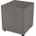 Taburete SIX 40x40 cm gris