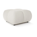 Taburete tapizado ALMADA 72x72 cm beige