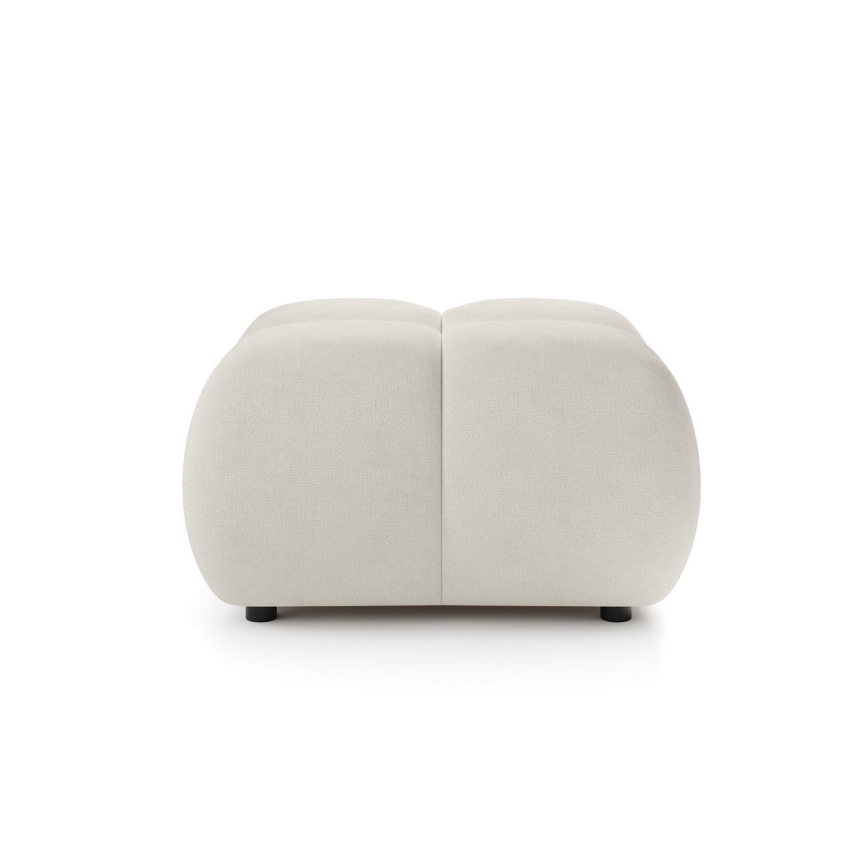 Taburete tapizado ALMADA 72x72 cm beige
