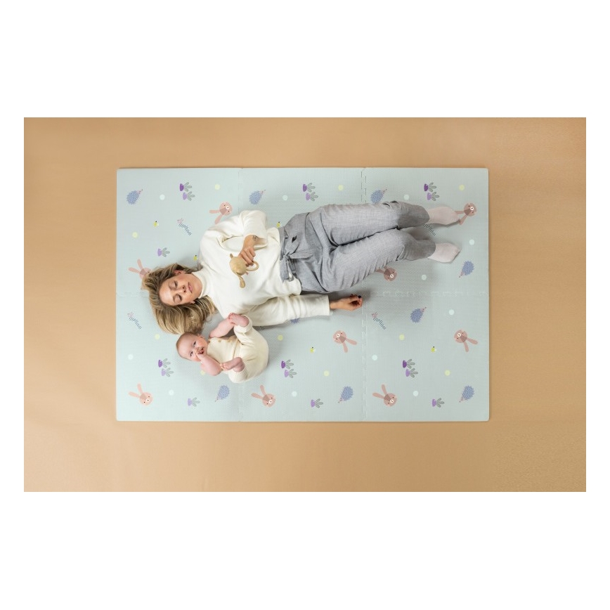 Taf Toys - Alfombra de juego infantil XL Puzzle Jardín