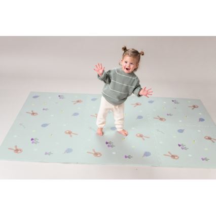Taf Toys - Alfombra de juego infantil XL Puzzle Jardín