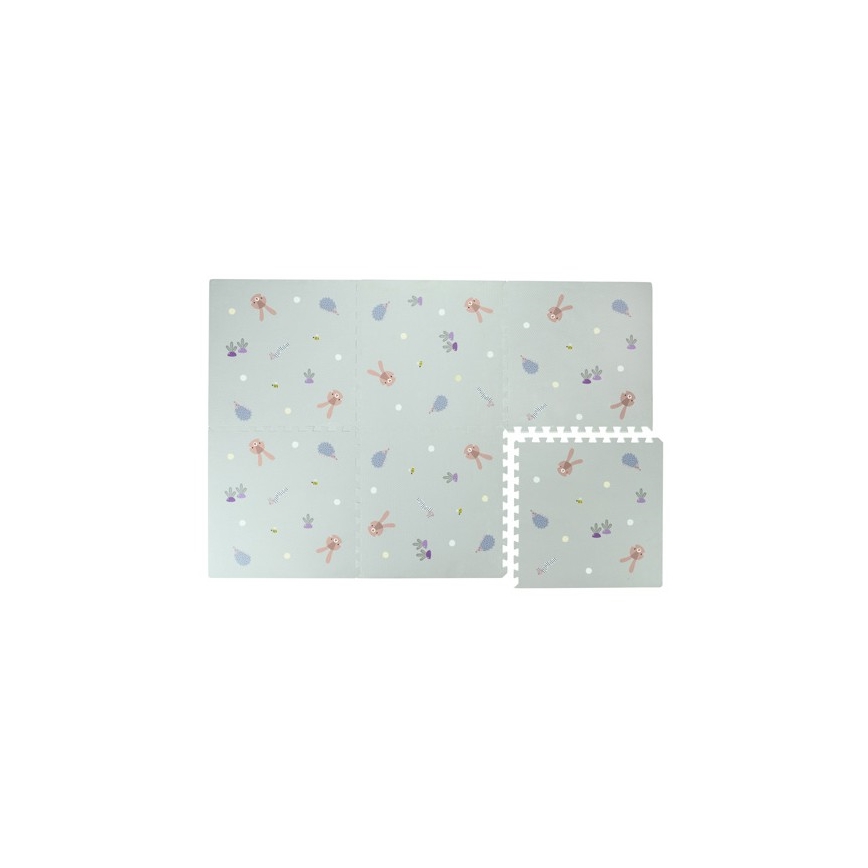 Taf Toys - Alfombra de juego infantil XL Puzzle Jardín