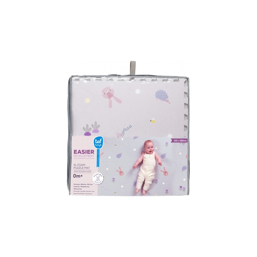 Taf Toys - Alfombra de juego infantil XL Puzzle Jardín