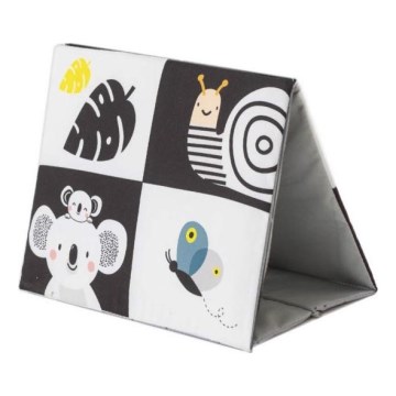 Taf Toys - Libro textil infantil con espejo negro