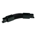 Tapa de extremo del sistema de riel trifásico TRACER flexible negro