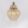 Tarro de cerámica 35x18,5 cm dorado/blanco