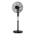 Taylor Swoden - Ventilador de pie 50W/230V 122 cm negro