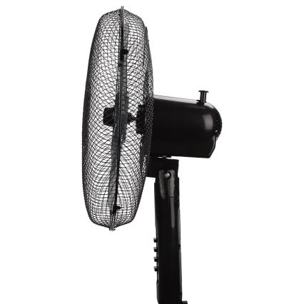 Taylor Swoden - Ventilador de pie 50W/230V 122 cm negro