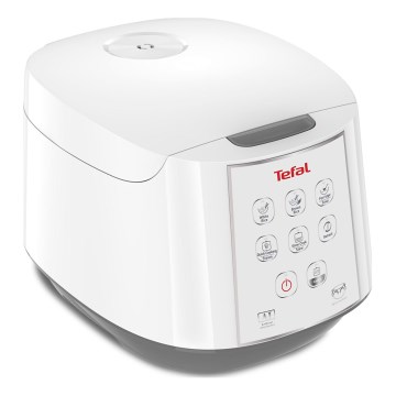 Tefal - Arrocera 8 en 1 EASY COOK 750 W/230 V 5 L blanca