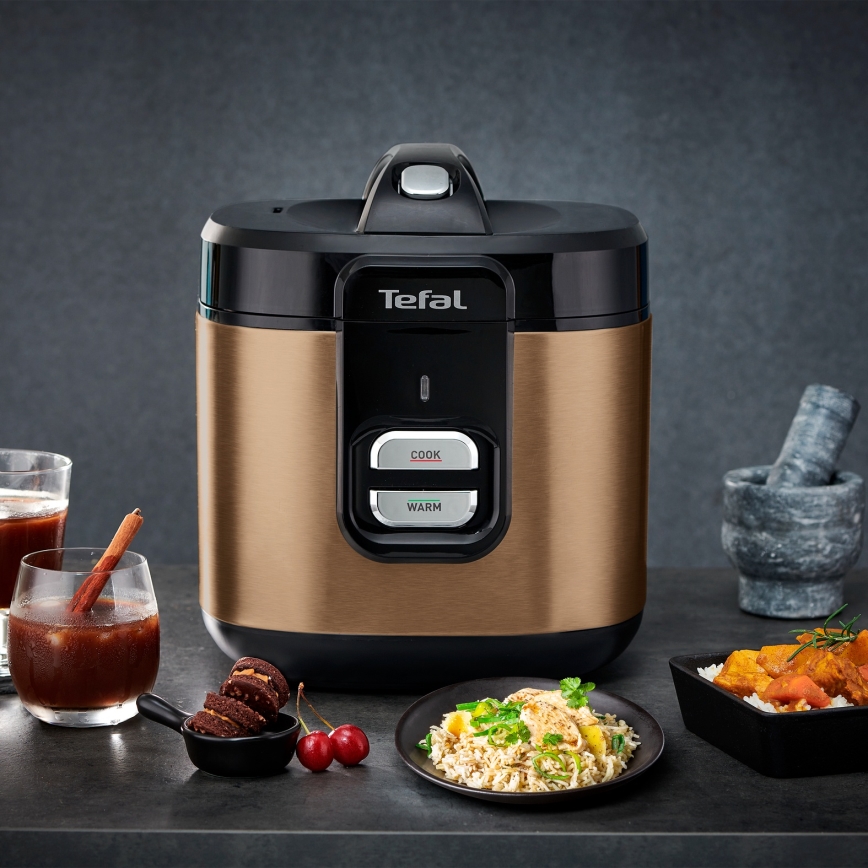 Tefal - Arrocera COPPERTINTO 600/230V 2 l color cobre