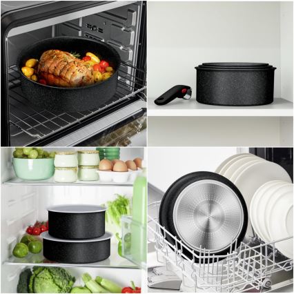 Tefal - Batería de cocina de 13 piezas INGENIO PERFECT COOK