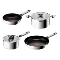 Tefal - Batería de cocina EMOTION+ de 6 piezas