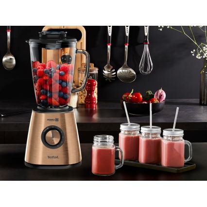 Tefal - Batidora de sobremesa  1,75 l BLENDFORCE 800W/230V color cobre