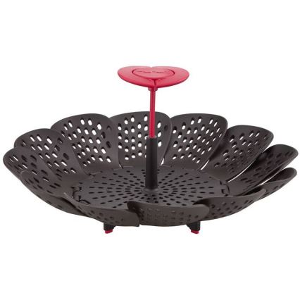 Tefal - Cesta de vapor INGENIO negra/roja
