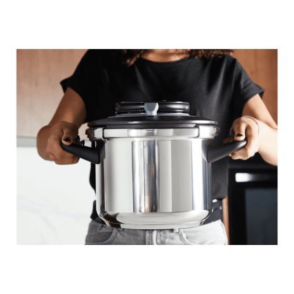 Tefal - Olla a presión de 8 l CLIPSO+ CHEF acero inoxidable