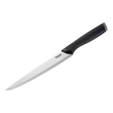 Tefal - Cuchillo de acero inoxidable COMFORT 20 cm cromo brillante/negro