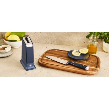 Tefal - Cuchillo de cocina con soporte EVER SHARP de 20 cm