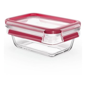 Tefal - Envase para alimentos 0,45 l MSEAL GLASS rojo/vidrio