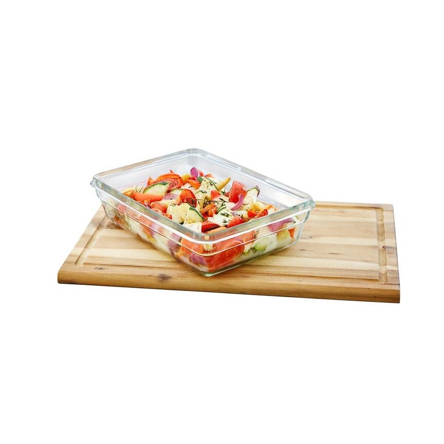 Tefal - Envase para alimentos 0,45 l MSEAL GLASS rojo/vidrio