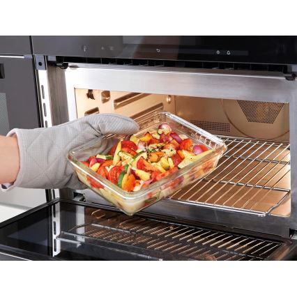 Tefal - Envase para alimentos 1,3 l MSEAL GLASS rojo/vidrio