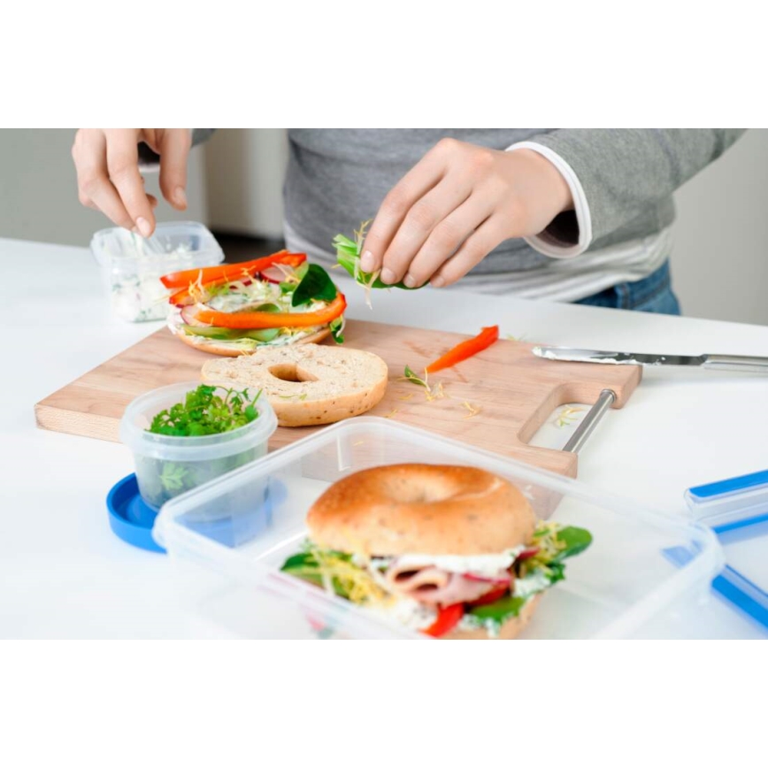 Tefal - Envase para alimentos 3,7 l MASTER SEAL FRESH azul