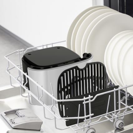 Tefal - Freidora de aire 4,2 l EASY FRY&GRILL 2 en 1 1550W/230V acero inoxidable