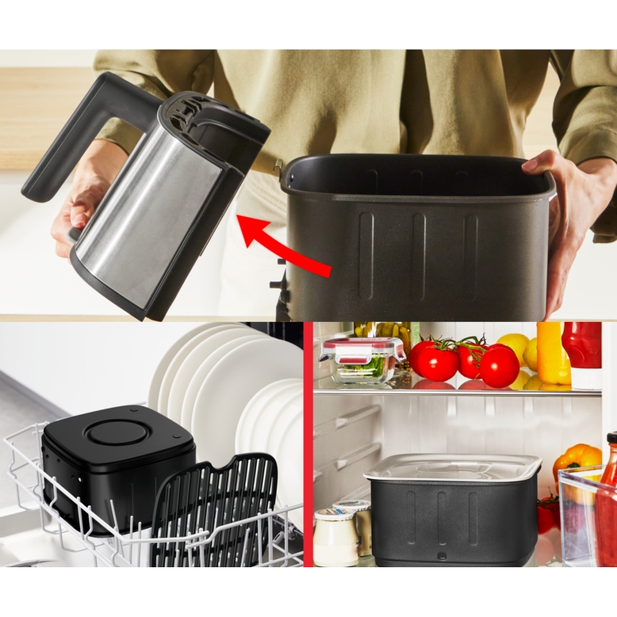 Tefal - Freidora de aire 5 l EASY FRY SILENCE 10 en 1 1400-1670W/230V
