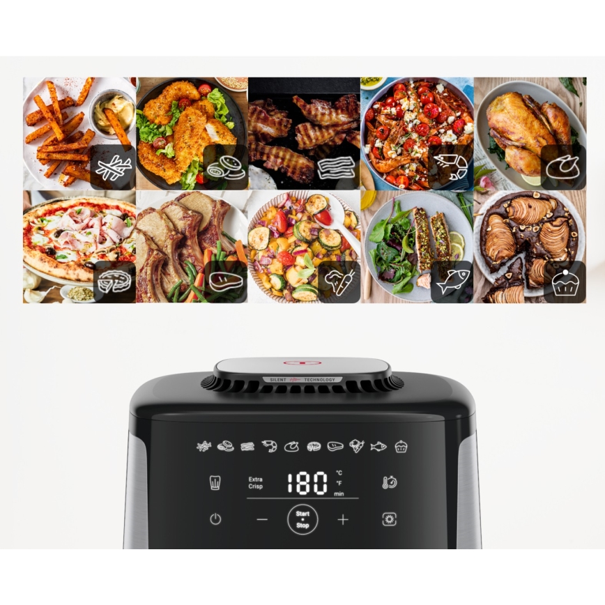 Tefal - Freidora de aire 5 l EASY FRY SILENCE 10 en 1 1400-1670W/230V